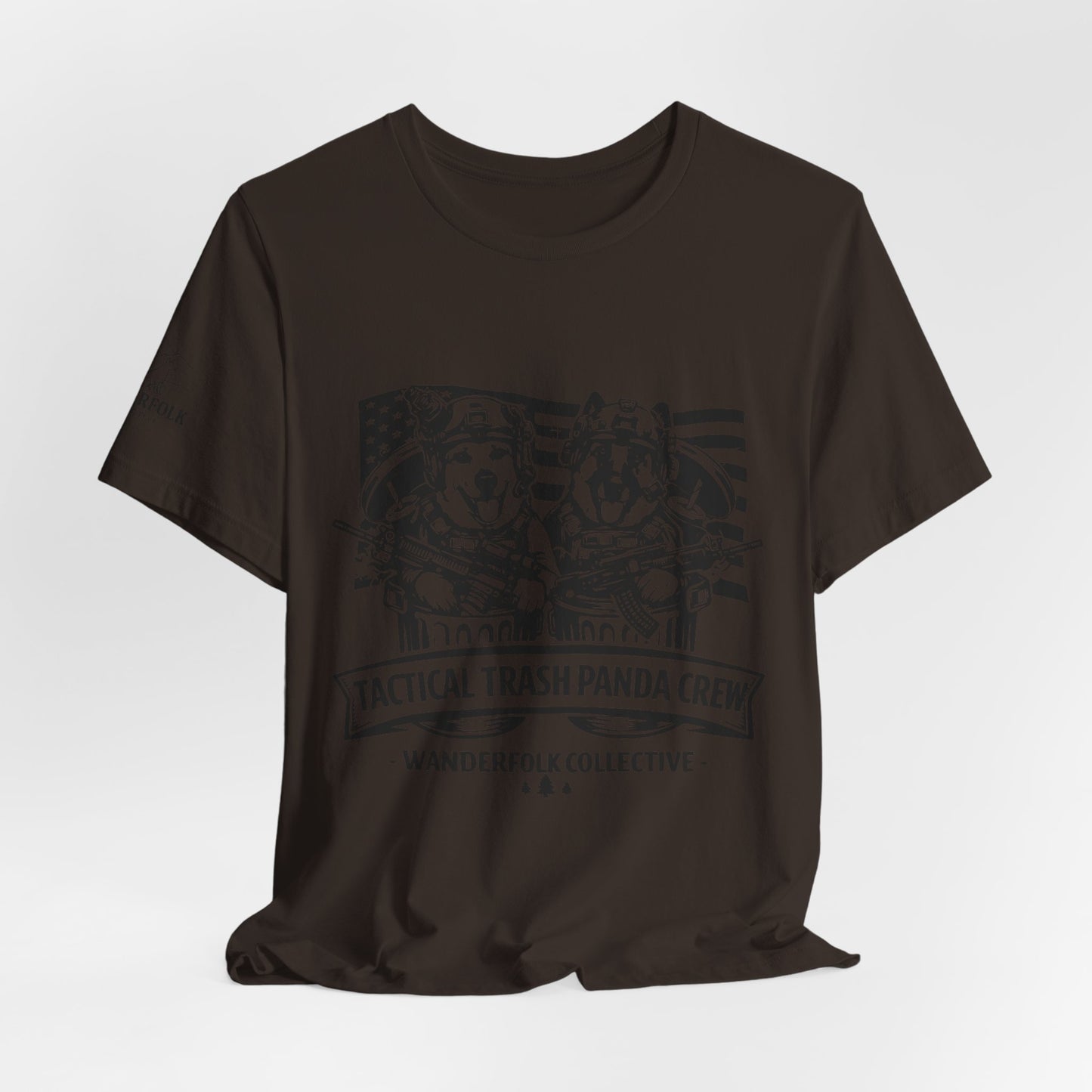 Tactical Trash Panda Crew Tee | Tactical, American Flag Graphic