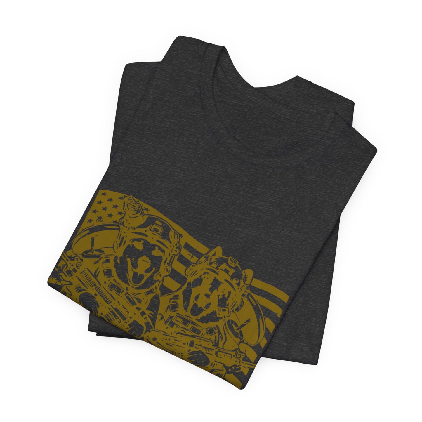 Tactical Trash Panda Crew Tee | Tactical, American Flag Graphic