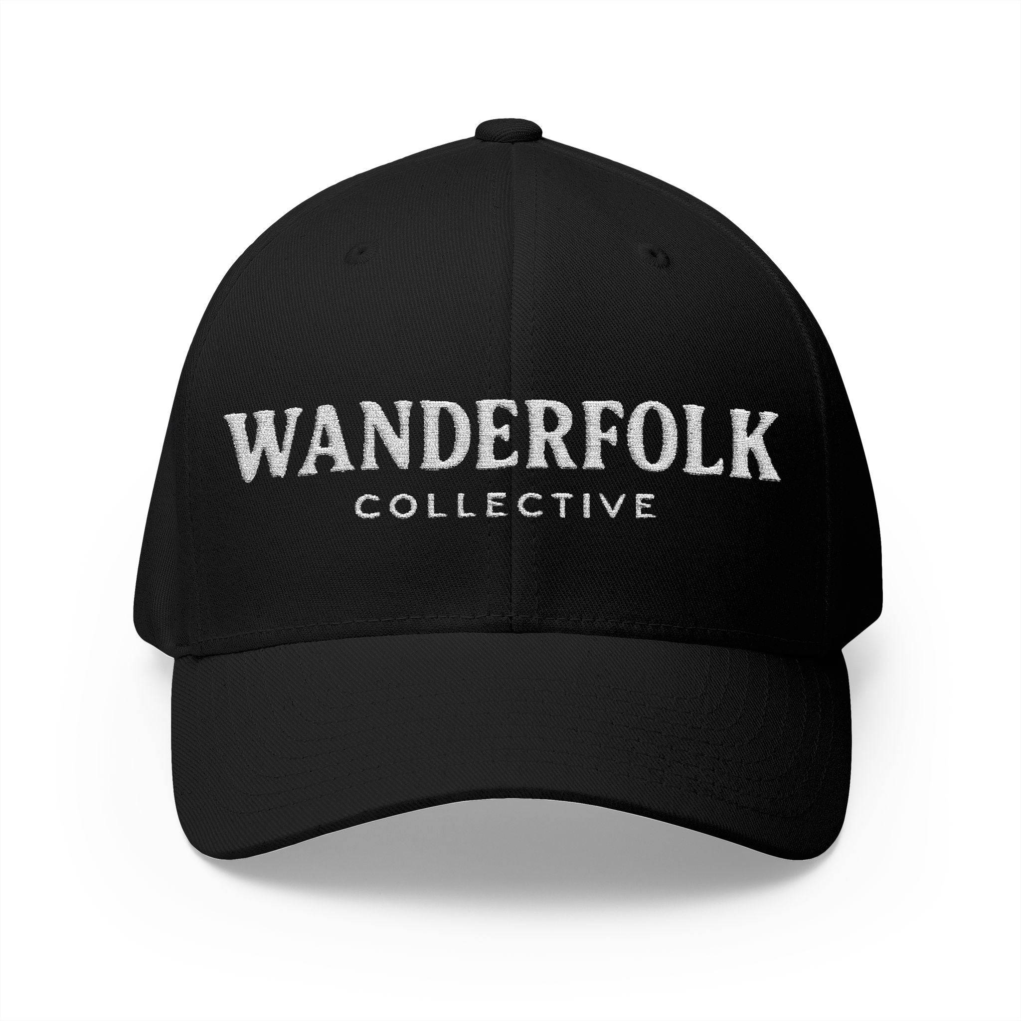 Wanderfolk Collective Embroidered Cap | Closed-Back Structured Hat