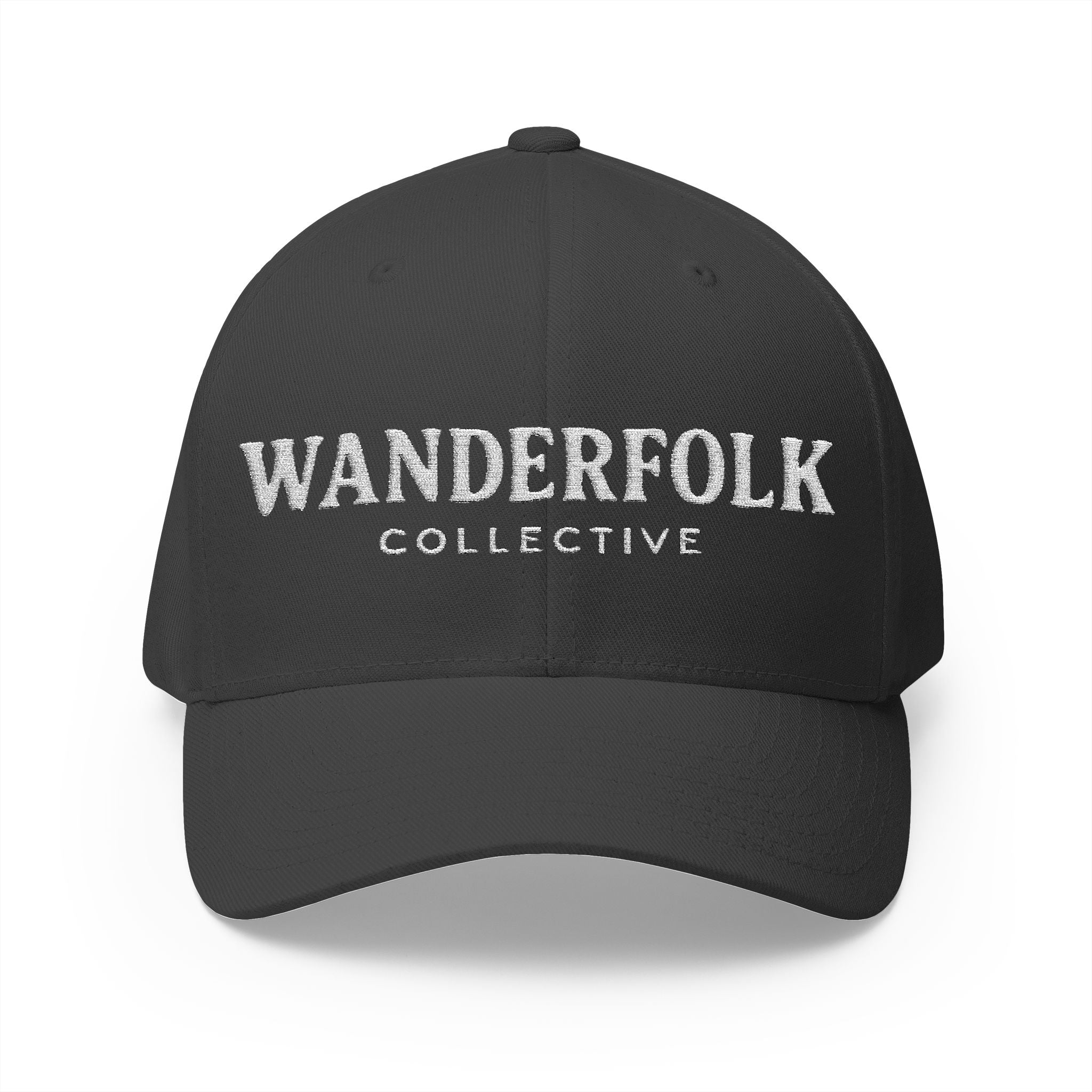 Wanderfolk Collective Embroidered Cap | Closed-Back Structured Hat