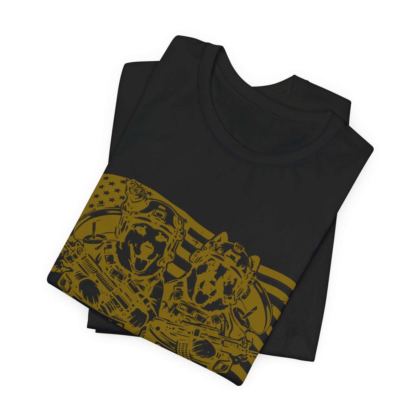 Tactical Trash Panda Crew Tee | Tactical, American Flag Graphic