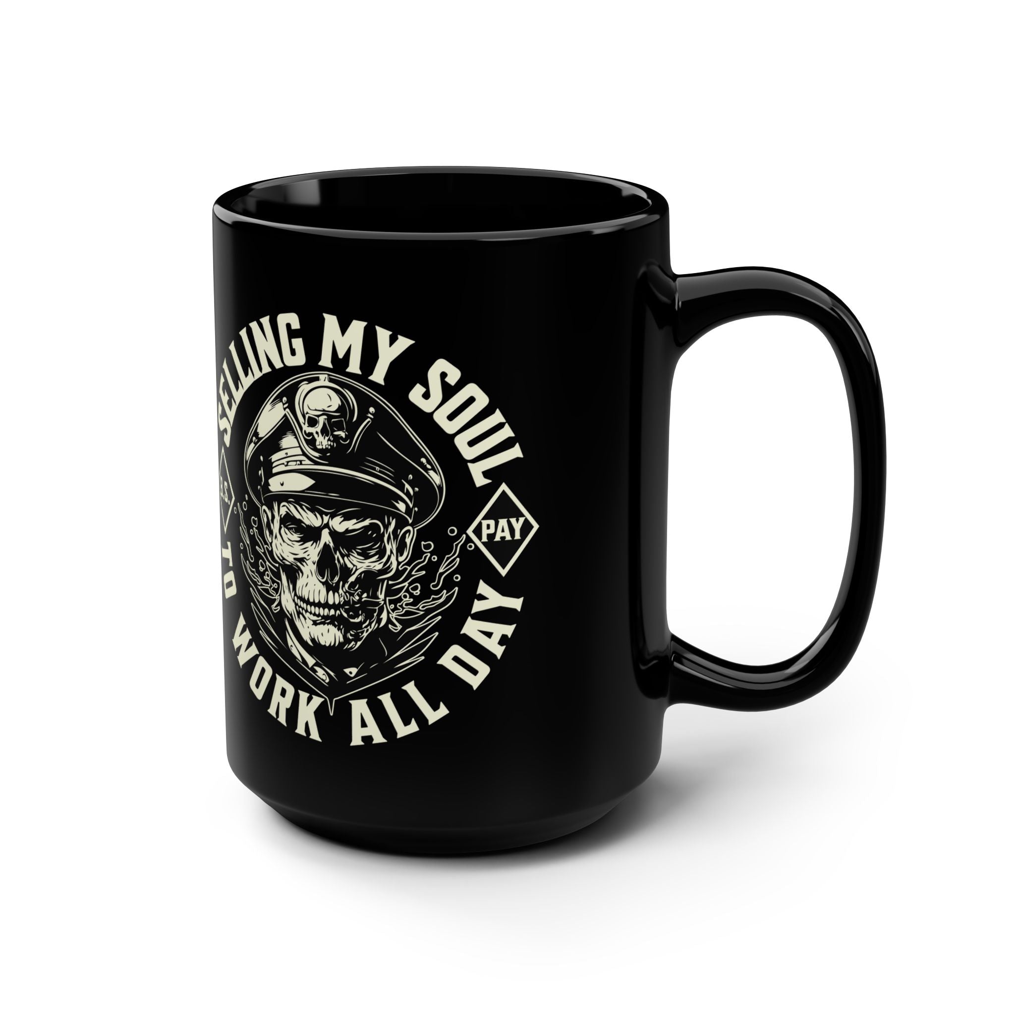 Black Mug, 15oz