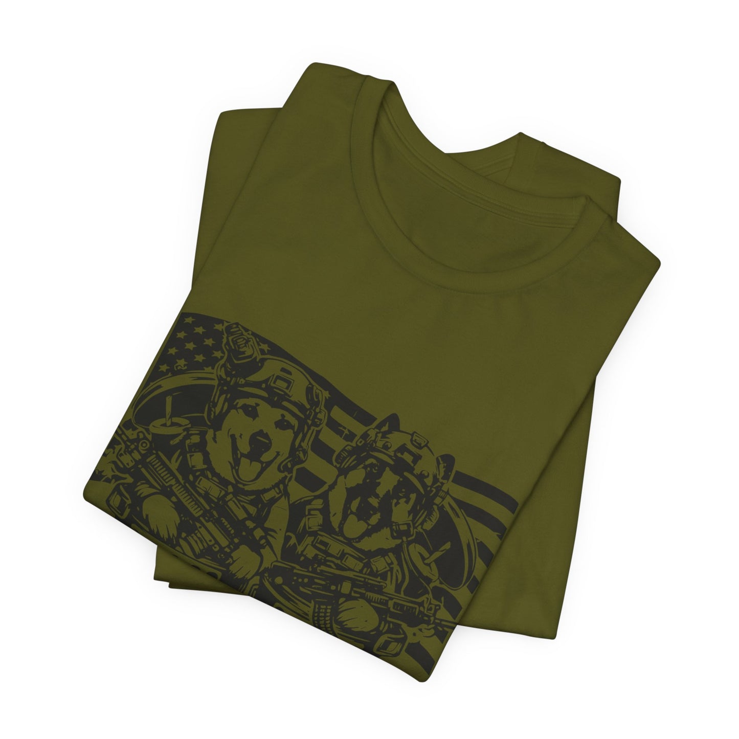 Tactical Trash Panda Crew Tee | Tactical, American Flag Graphic