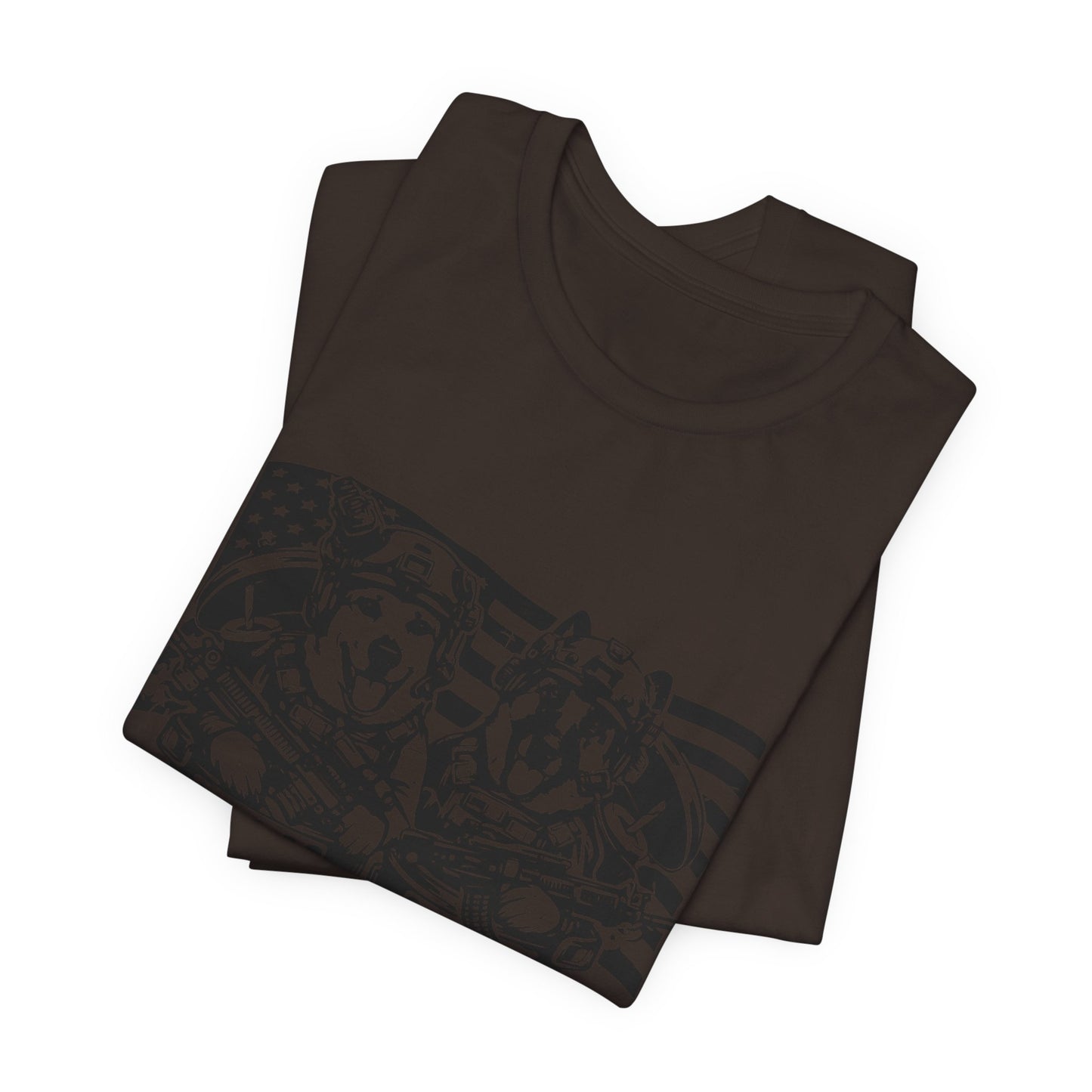 Tactical Trash Panda Crew Tee | Tactical, American Flag Graphic