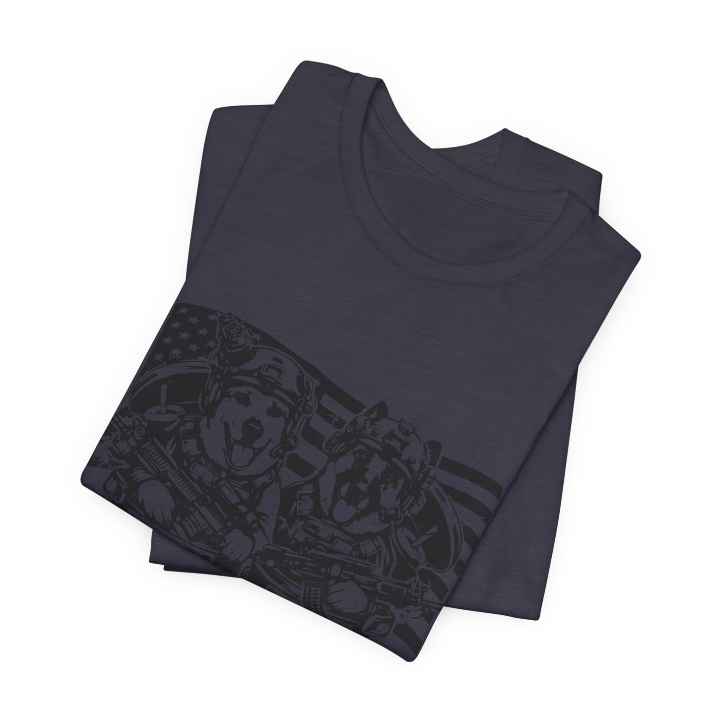 Tactical Trash Panda Crew Tee | Tactical, American Flag Graphic
