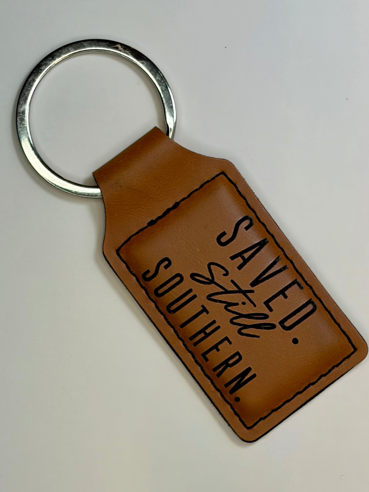Leather Keychain