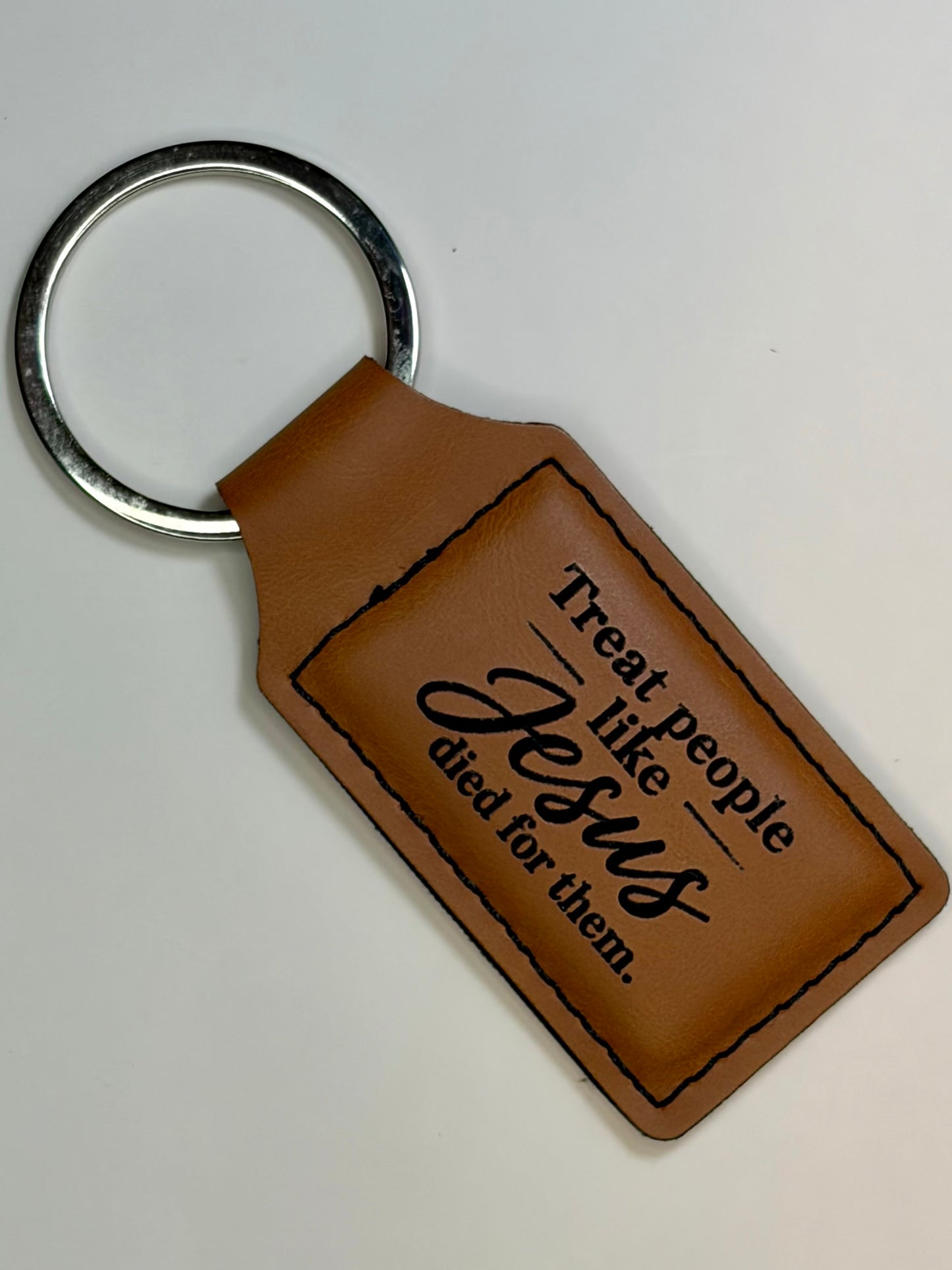 Leather Keychain