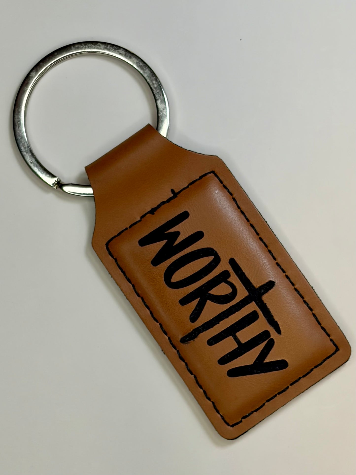 Leather Keychain