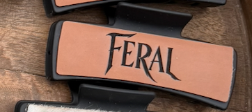 Laser-Engraved  Hair Claw Clip