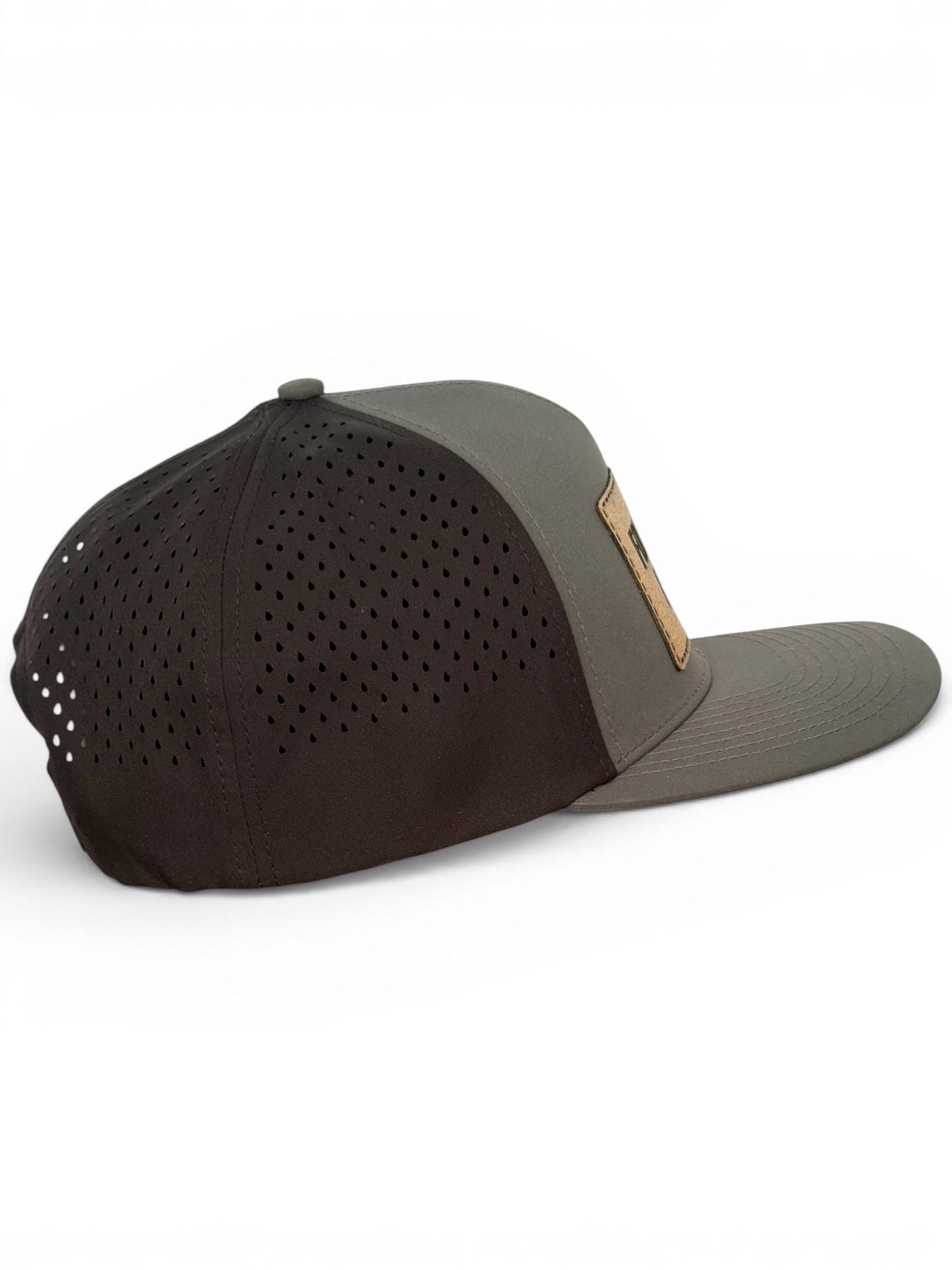 Folk Around Find Out Trucker Hat, Hair-on-Hide Patch Cap, Western Rustic Snapback Hat