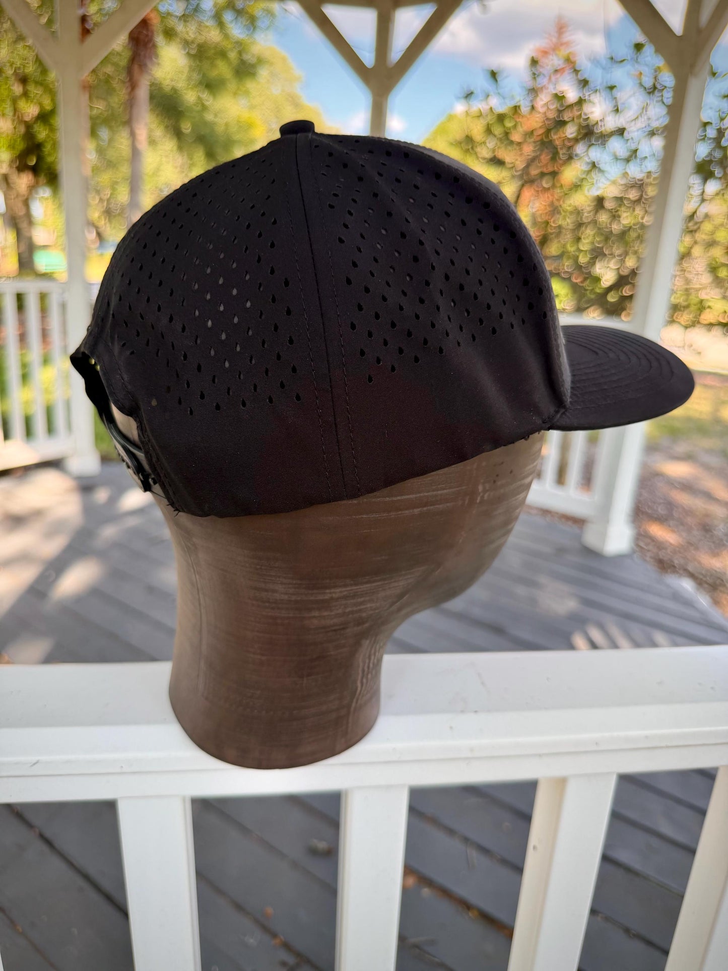 Grace Grit Grind Florida Hat, Christian Snapback, Leather Patch Cap Hair-On Hide